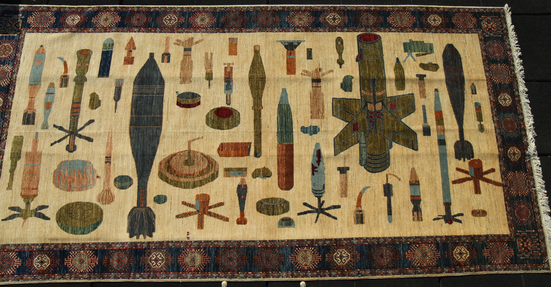 For sale: Afghan War Rug or Conflict Carpet