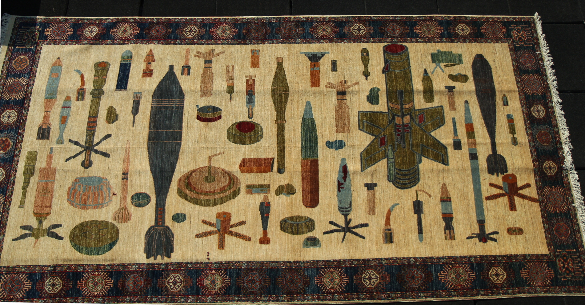 For sale: Afghan War Rug or Conflict Carpet