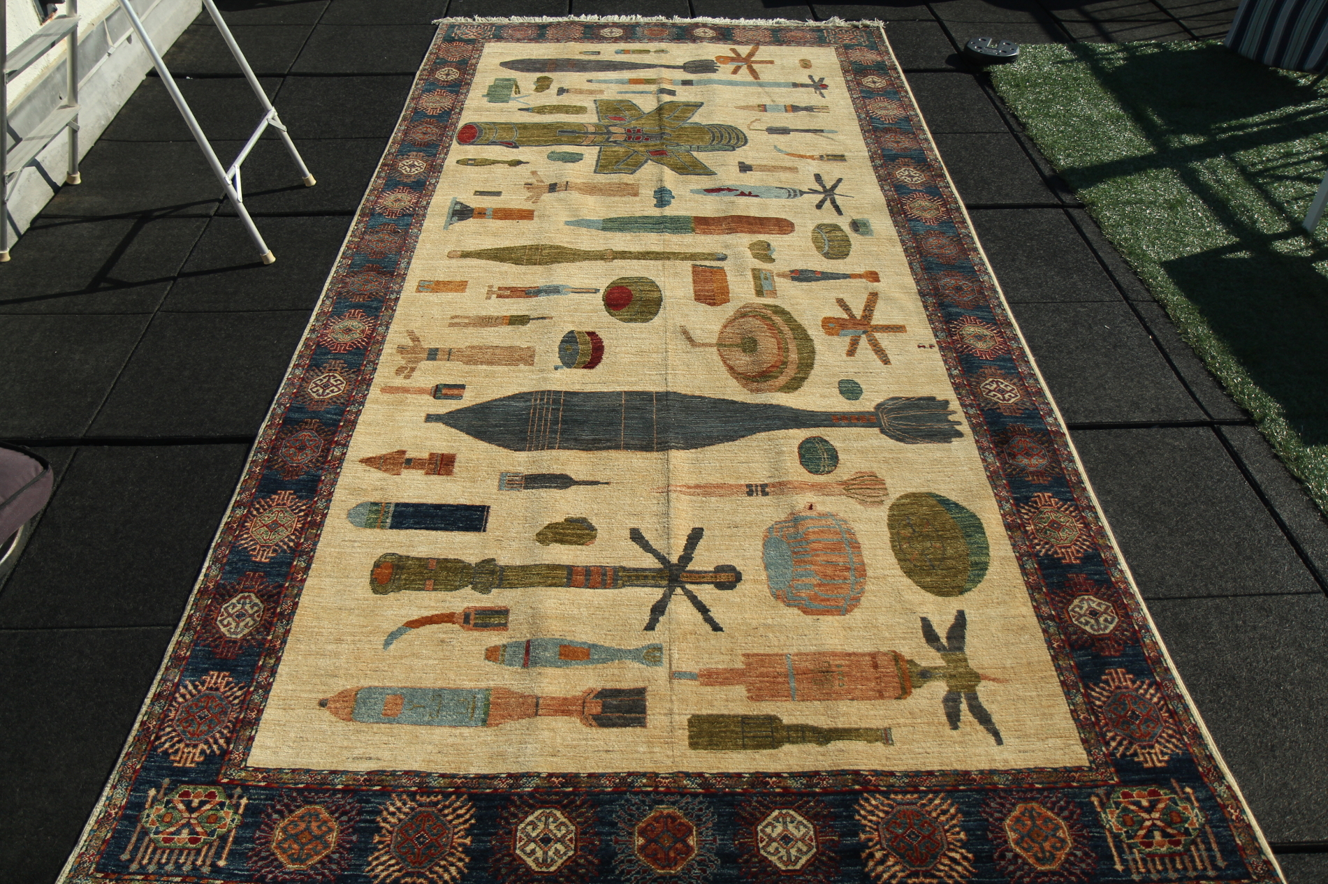 For sale: Afghan War Rug or Conflict Carpet