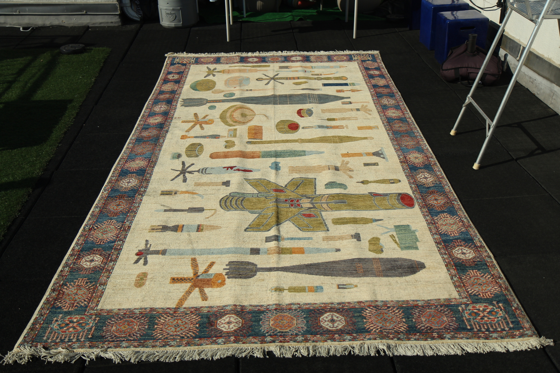 For sale: Afghan War Rug or Conflict Carpet