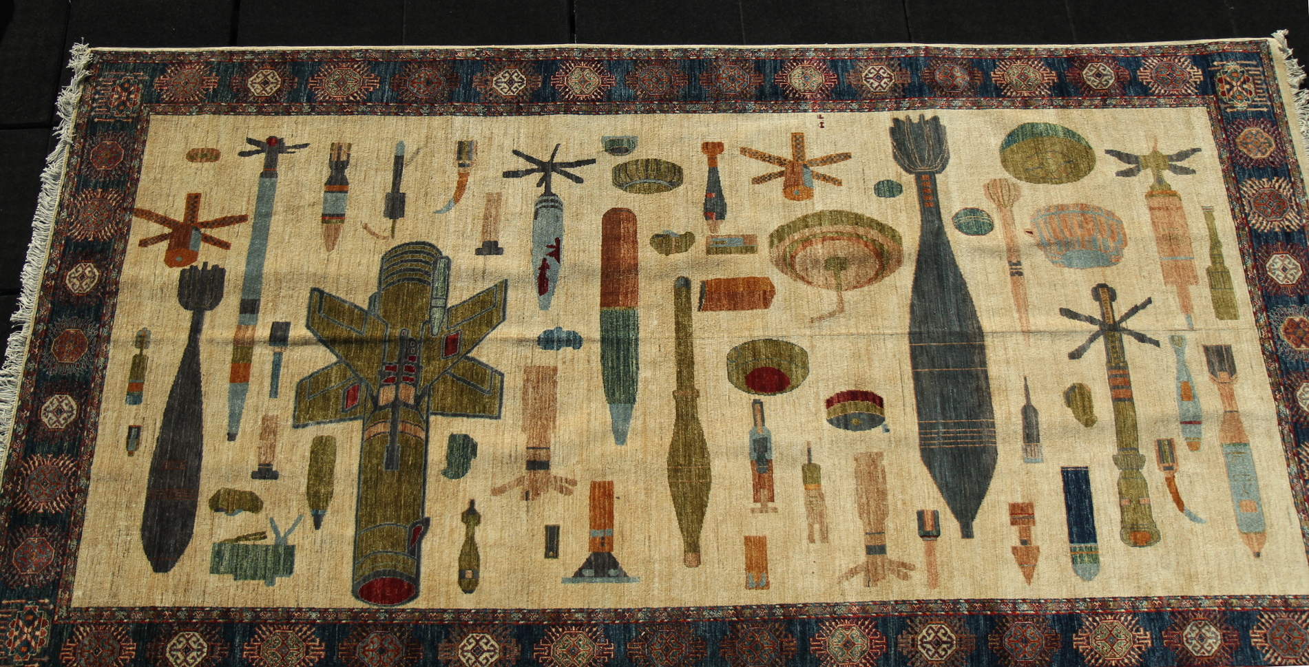 For sale: Afghan War Rug or Conflict Carpet