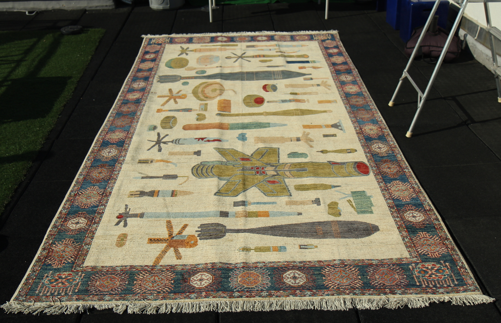 For sale: Afghan War Rug or Conflict Carpet