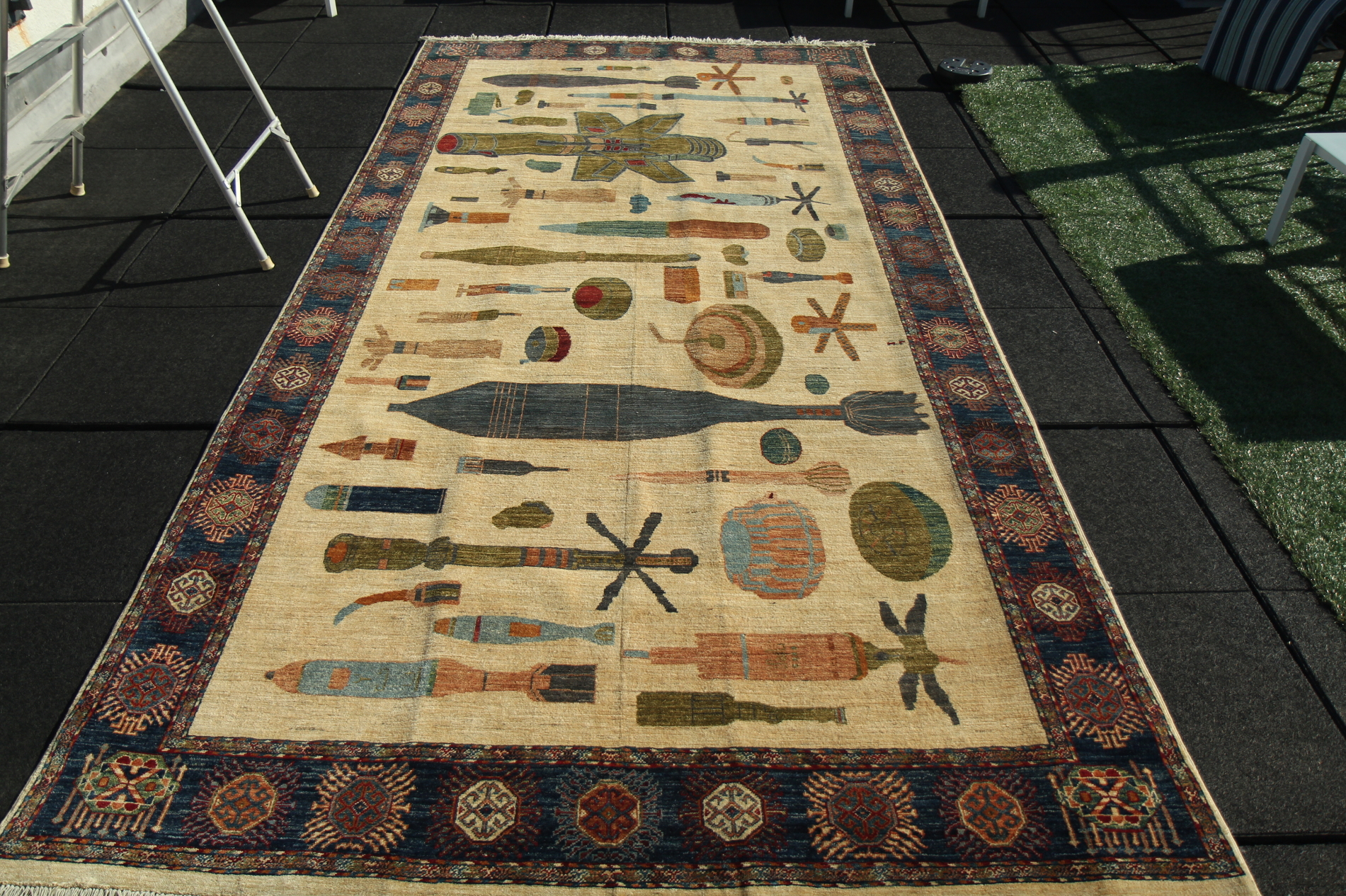 For sale: Afghan War Rug or Conflict Carpet