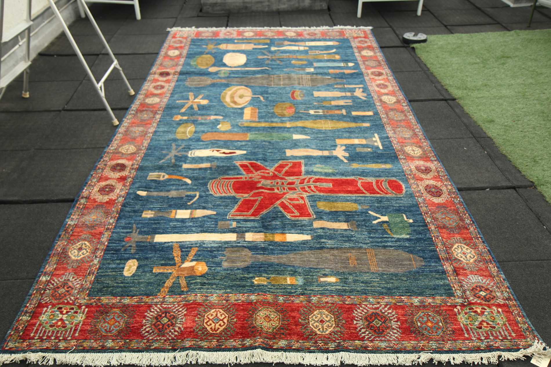 For sale: Afghan War Rug or Conflict Carpet