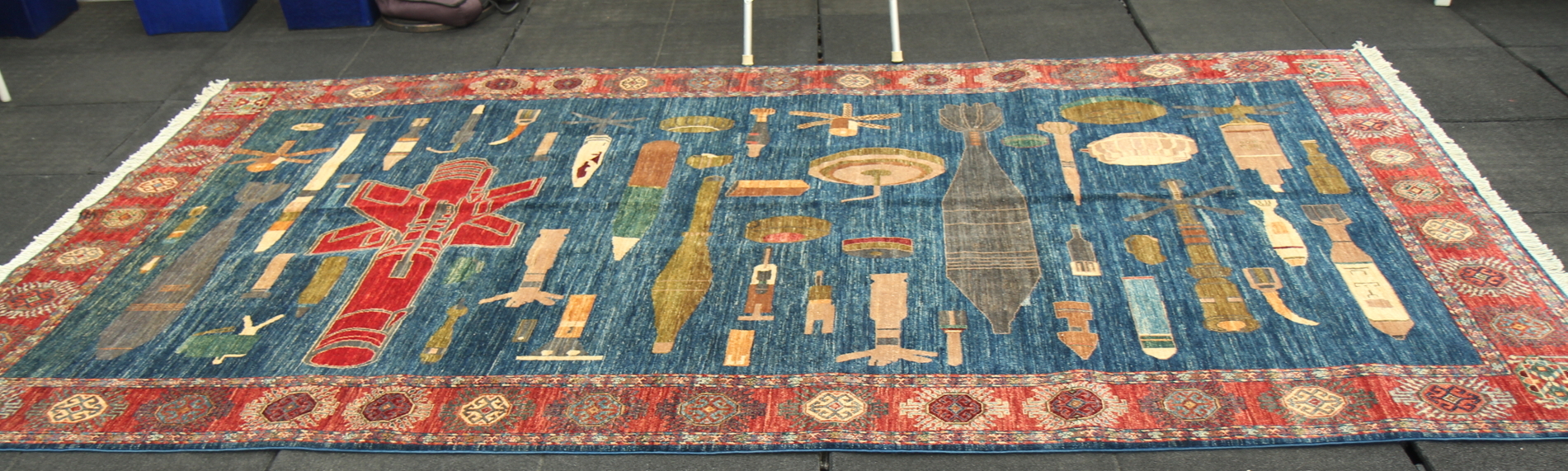 For sale: Afghan War Rug or Conflict Carpet