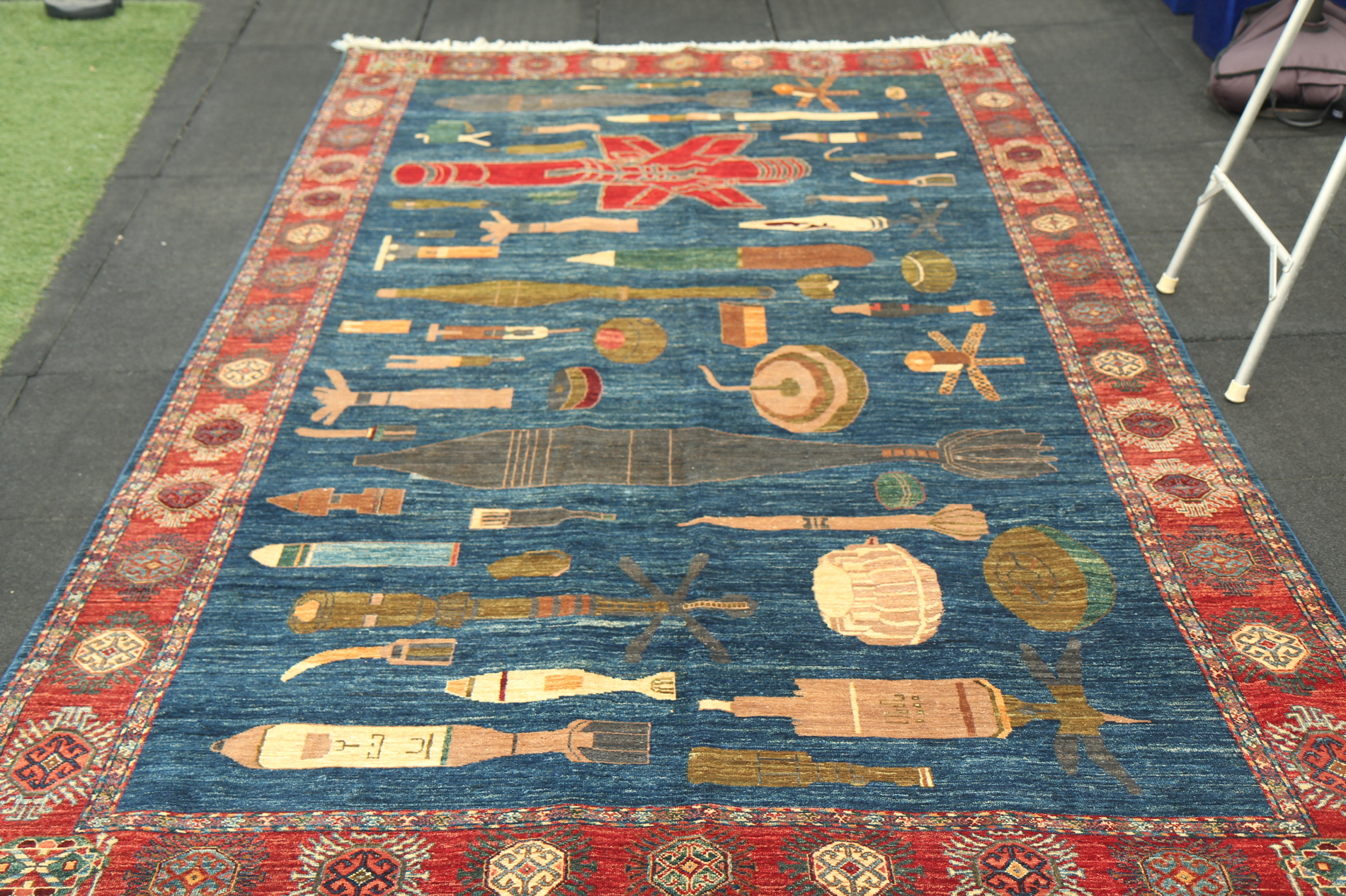 For sale: Afghan War Rug or Conflict Carpet