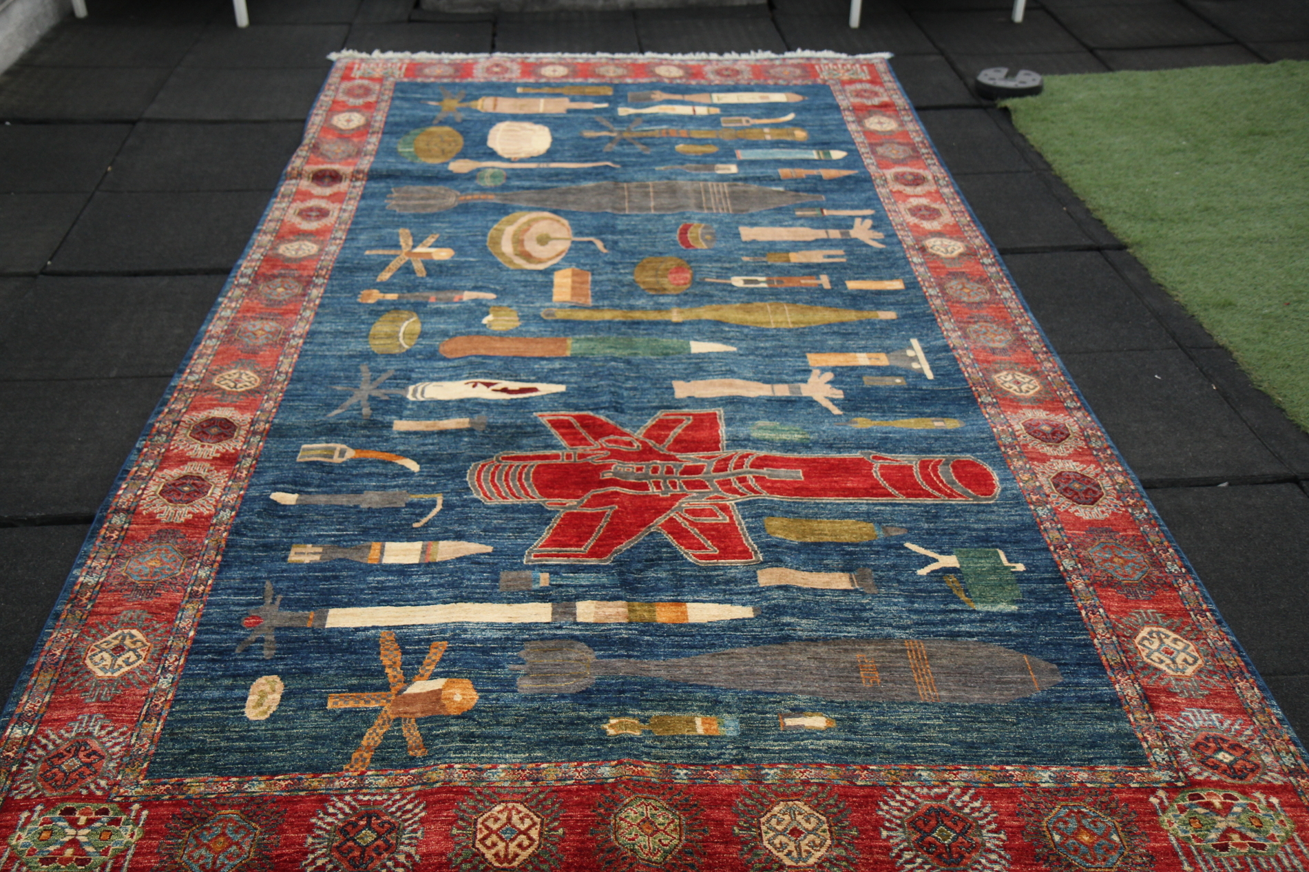 For sale: Afghan War Rug or Conflict Carpet