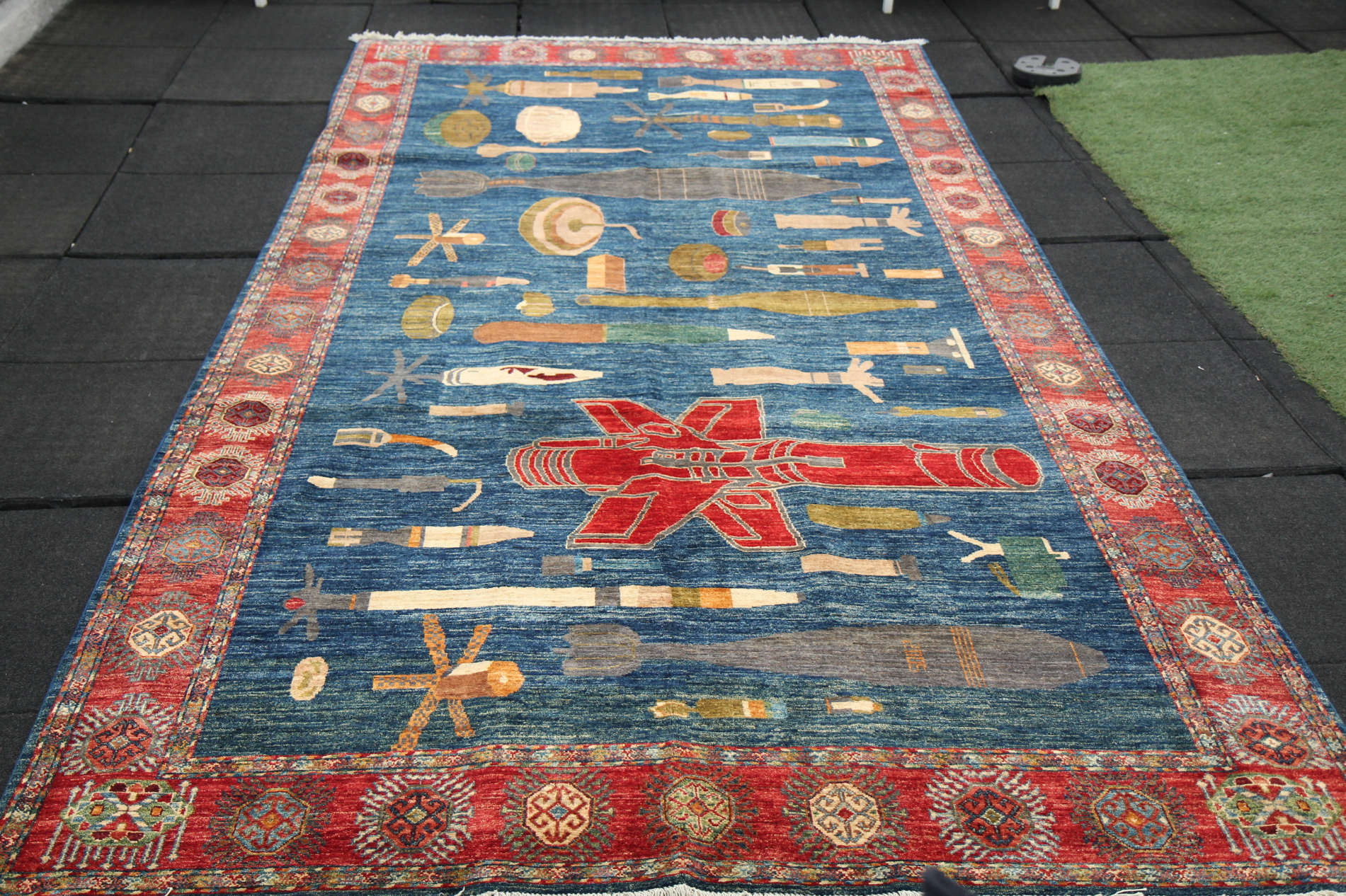 For sale: Afghan War Rug or Conflict Carpet