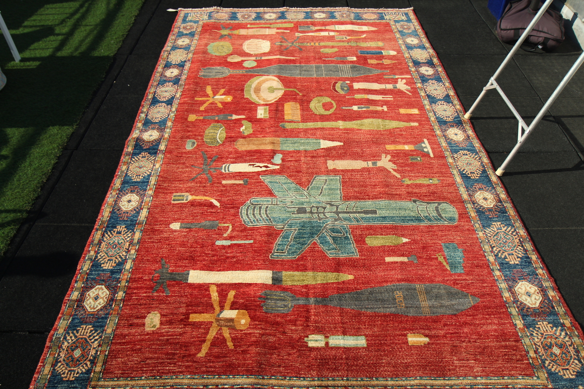 For sale: Afghan War Rug or Conflict Carpet