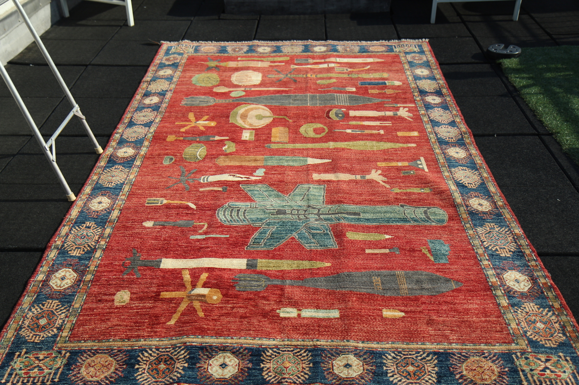 For sale: Afghan War Rug or Conflict Carpet