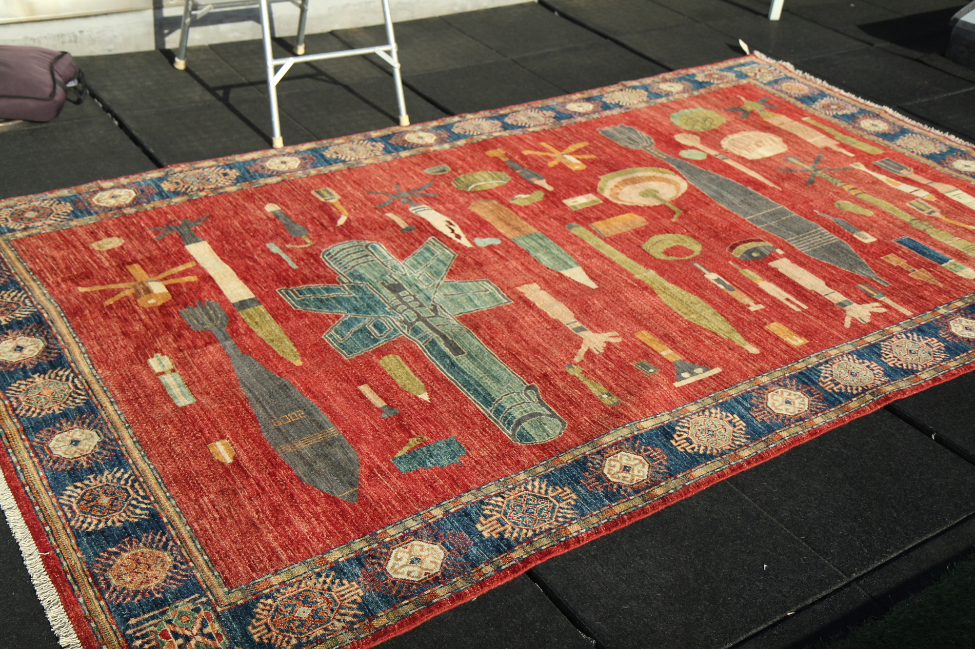 For sale: Afghan War Rug or Conflict Carpet