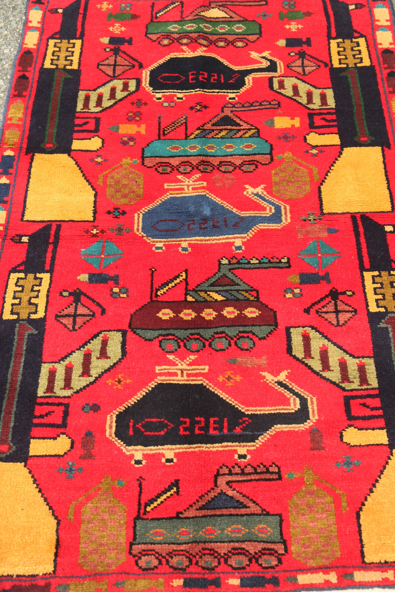 For sale: Afghan War Rug or Conflict Carpet