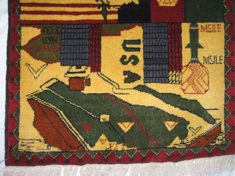 For sale: Afghan War Rug or Conflict Carpet