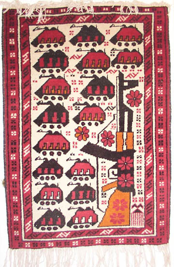 For sale: Afghan War Rug or Conflict Carpet