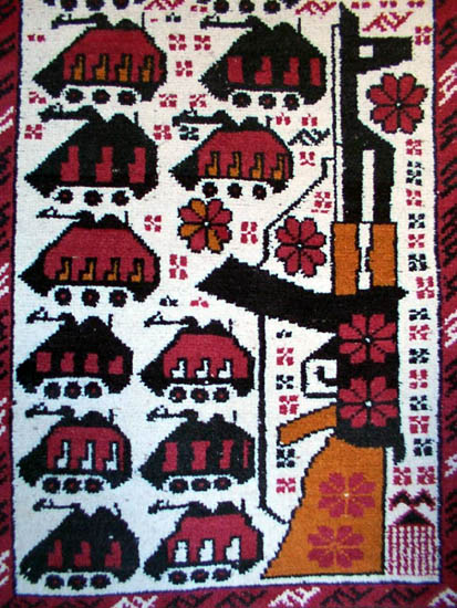 For sale: Afghan War Rug or Conflict Carpet