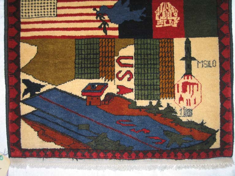 For sale: Afghan War Rug or Conflict Carpet