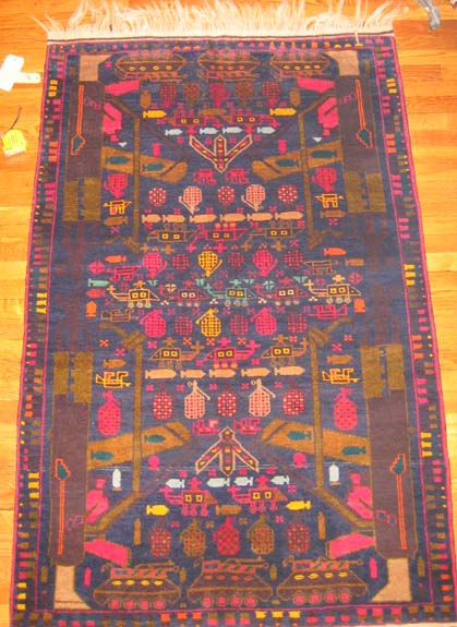 For sale: Afghan War Rug or Conflict Carpet