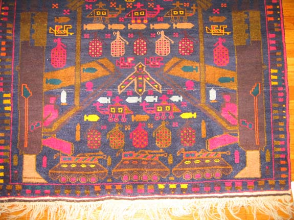 For sale: Afghan War Rug or Conflict Carpet