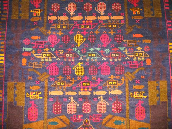 For sale: Afghan War Rug or Conflict Carpet