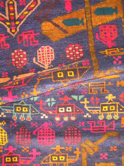 For sale: Afghan War Rug or Conflict Carpet