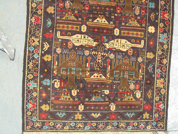 For sale: Afghan War Rug or Conflict Carpet