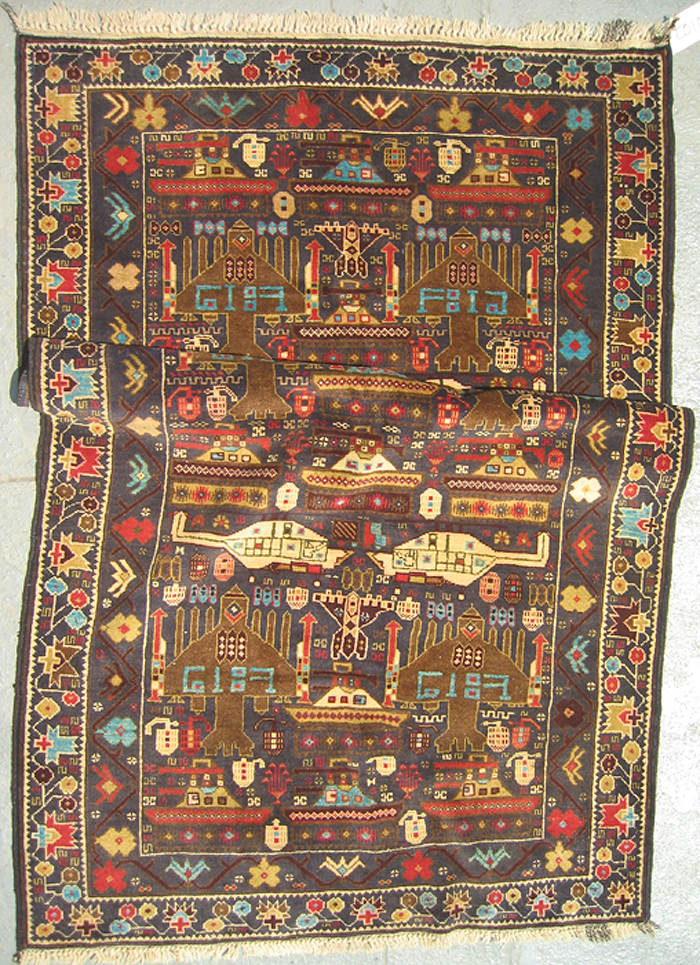 For sale: Afghan War Rug or Conflict Carpet