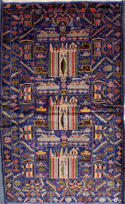 War Rug shown at Exhibition