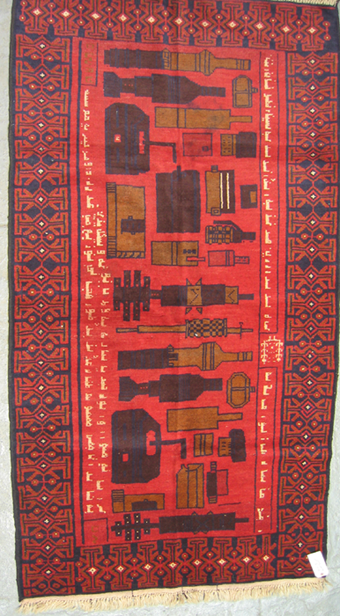 For sale: Afghan War Rug or Conflict Carpet