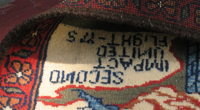 For sale: Afghan War Rug or Conflict Carpet