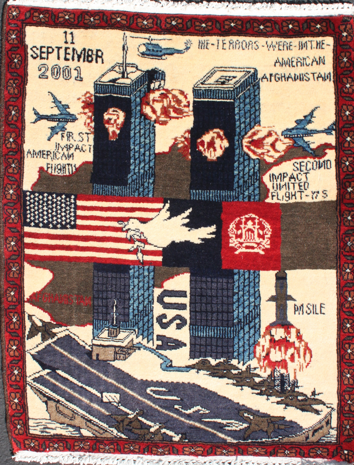 For sale: Afghan War Rug or Conflict Carpet