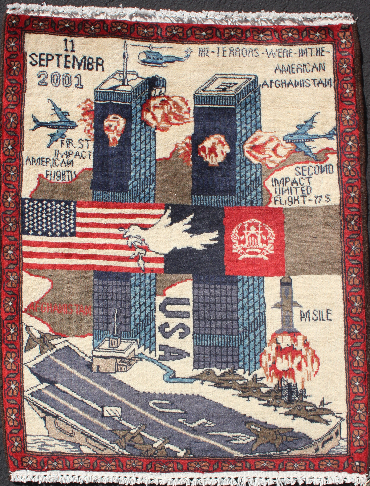 For sale: Afghan War Rug or Conflict Carpet