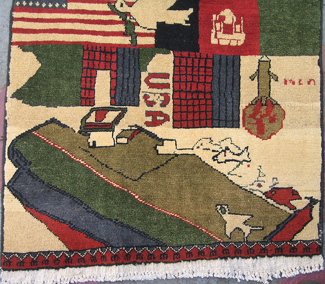 For sale: Afghan War Rug or Conflict Carpet