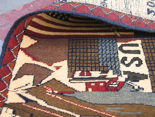 For sale: Afghan War Rug or Conflict Carpet