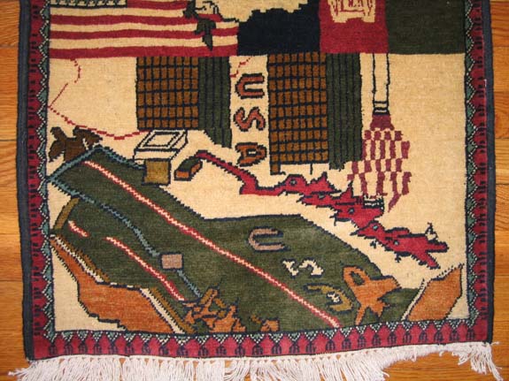 For sale: Afghan War Rug or Conflict Carpet