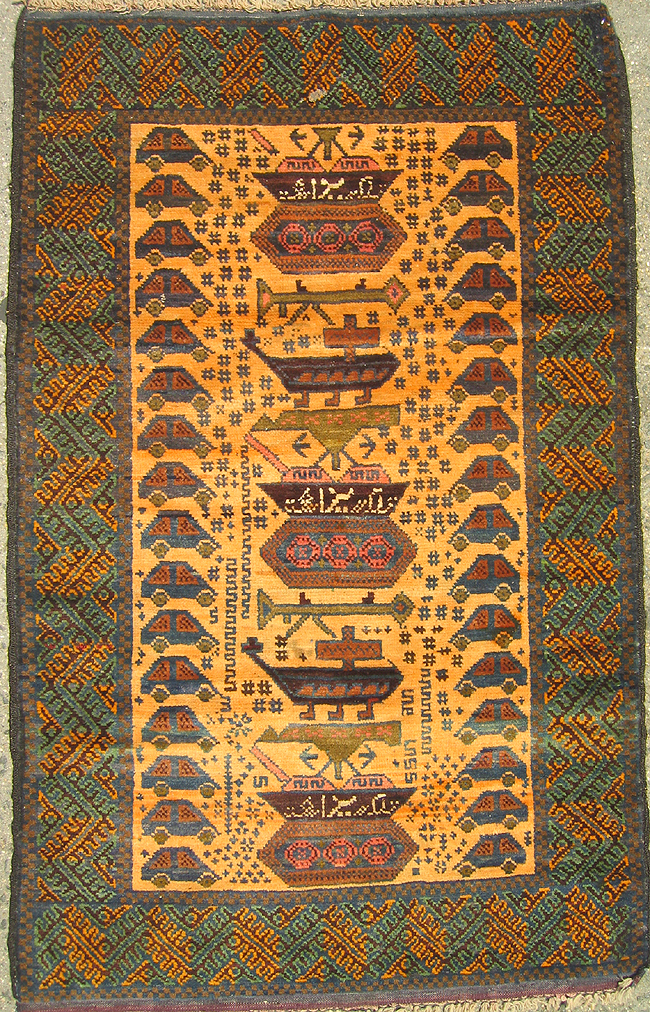 For sale: Afghan War Rug or Conflict Carpet