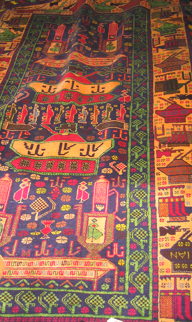 For sale: Afghan War Rug or Conflict Carpet