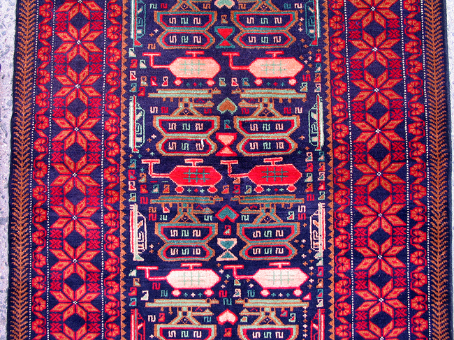 For sale: Afghan War Rug or Conflict Carpet