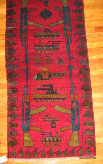 For sale: Afghan War Rug or Conflict Carpet