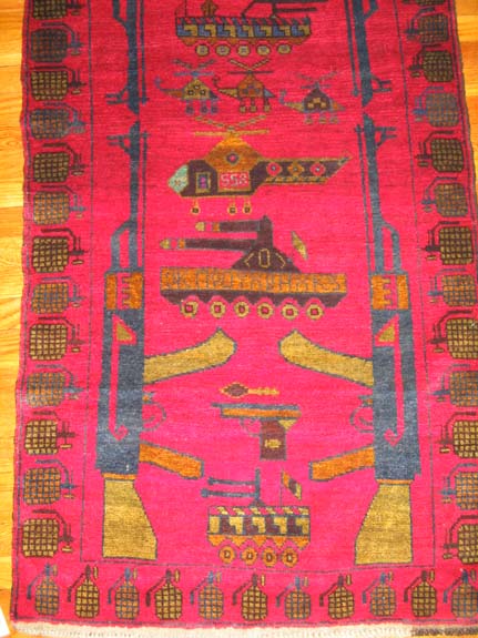 For sale: Afghan War Rug or Conflict Carpet