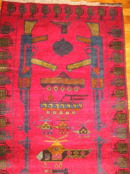 For sale: Afghan War Rug or Conflict Carpet