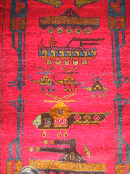 For sale: Afghan War Rug or Conflict Carpet