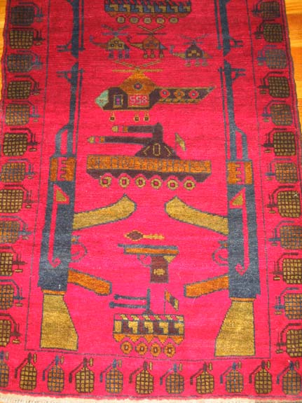 For sale: Afghan War Rug or Conflict Carpet