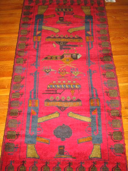 For sale: Afghan War Rug or Conflict Carpet