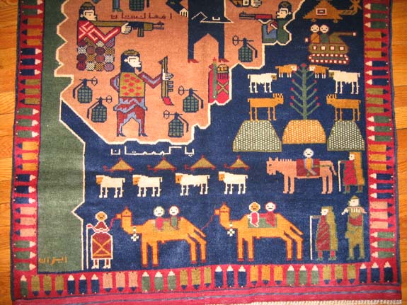 For sale: Afghan War Rug or Conflict Carpet