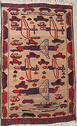 War Rug shown at Exhibition