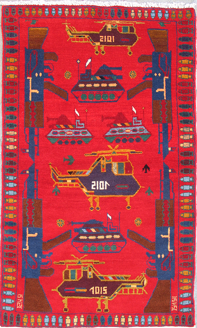 For sale: Afghan War Rug or Conflict Carpet