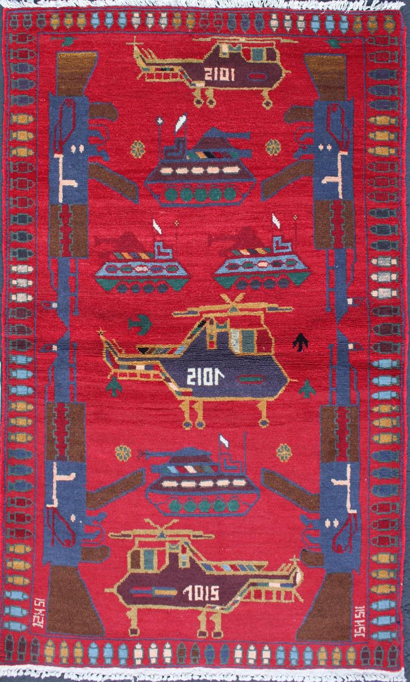 For sale: Afghan War Rug or Conflict Carpet