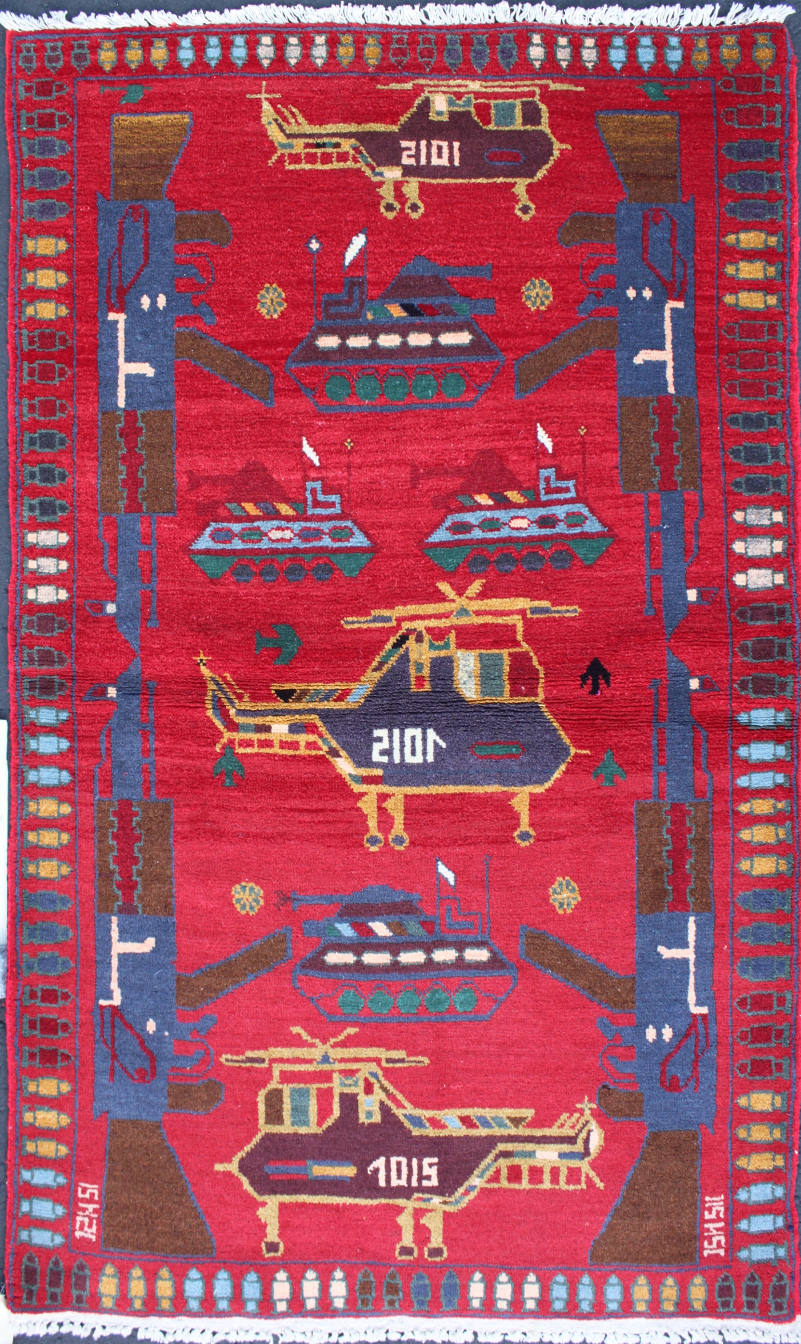 For sale: Afghan War Rug or Conflict Carpet