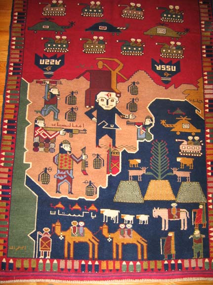 For sale: Afghan War Rug or Conflict Carpet