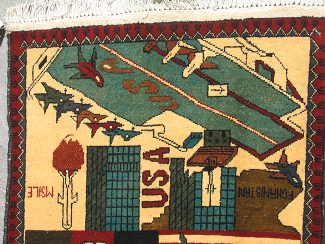 For sale: Afghan War Rug or Conflict Carpet